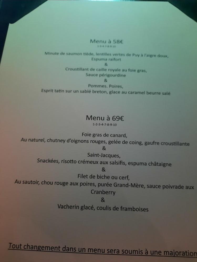 Restaurant Les Etangs - Menu Image 2
