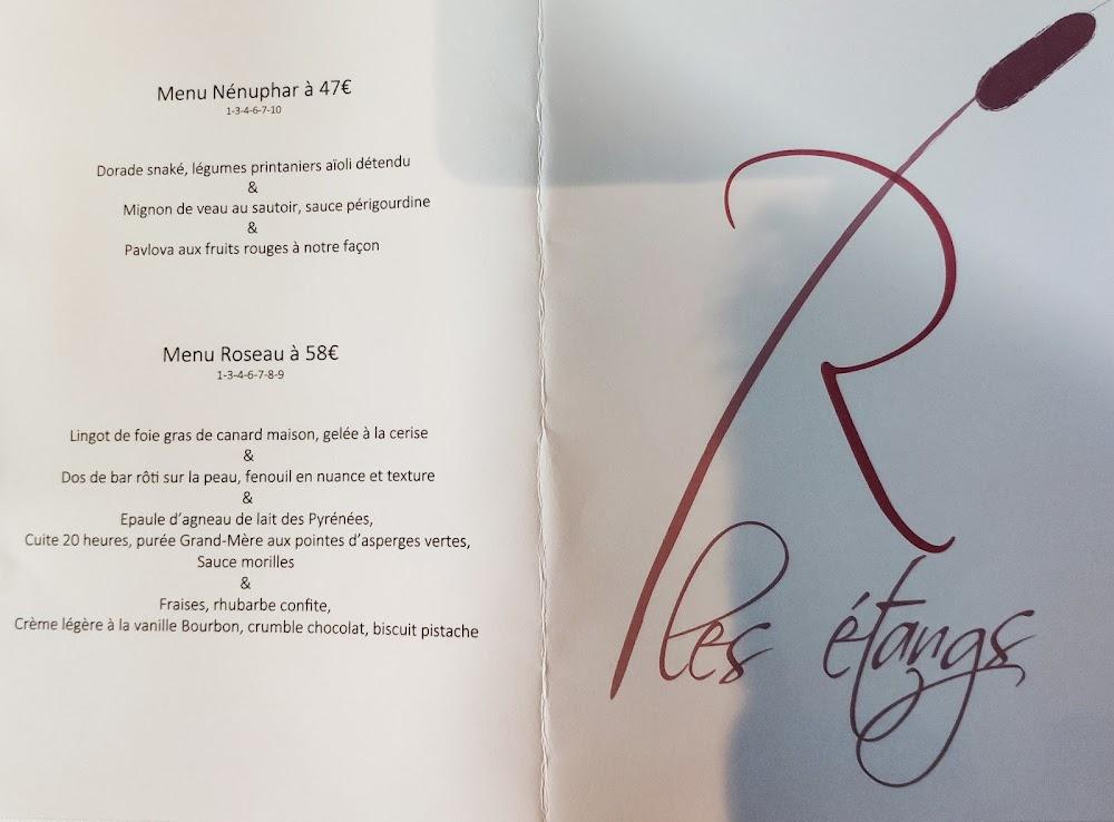 Restaurant Les Etangs - Menu Image 3